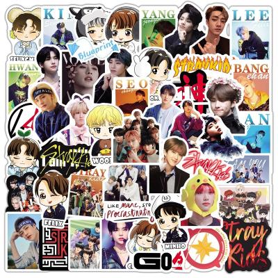 China Wholesale 50pcs/set KPOP South Korean Idol Goods Straykids Decorative Paper Sticker for sale