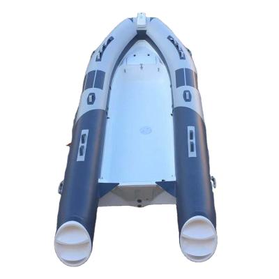 China PVC Fiberglass Inflatable Boat RIB Boat With RIB480 Motor With CE for sale