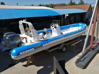 China Luxury Boat 8.5m Big RIB Leisure Boat Fiberglass Infaltable Boat for sale