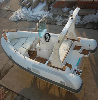 China PVC RIB Inflatable Boat Rowing Boats RIB550 Boat Porcelain for sale