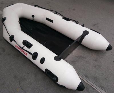 China Fishing Leisure Sport 2.3m Air Deck Floor Inflatable Boat with Keel for Summer Sport Fishing for sale