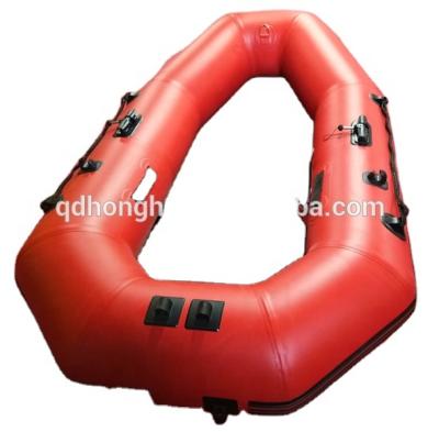 China Red 2.3m drifting cheap price and high quality drifiting boat for summer sports for sale