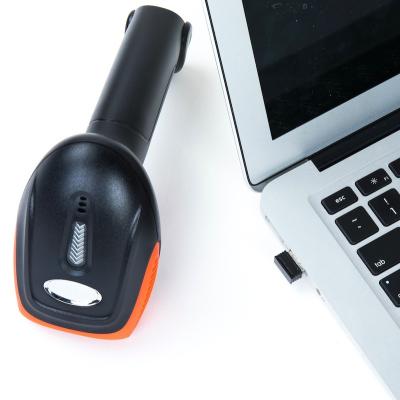 China Handheld Wireless Barcode Scanner BT2.0/3.0/4.0 2D ABS+PC Scanner QR Code for sale