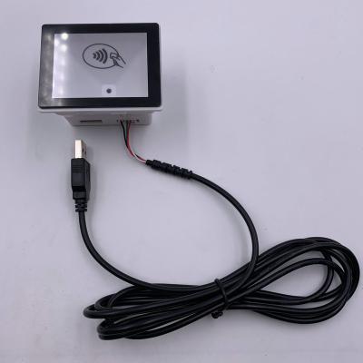 China Access Control Kiosk Kiosk Using NFC RFID Proximity Reader with QR Code Scanner for sale