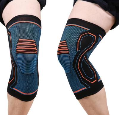 China Kneepad 3D Nylon Spandex Elastic Knit Compression Knee Brace Support for sale