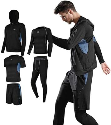 China Anti-Static Custom Made Men Running Clothing Gym Sports Fitness Yoga Wear Sportswear Quick Dry Tracksuit for sale