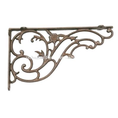 China Decorative Cast Iron Shelf Bracket , Metal Shelf Bracket For USA Market for sale