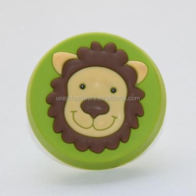 China French wholesale soft furniture knob furniture design cartoon lionet funky cabinet knobs kids furniture for sale