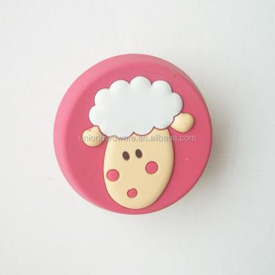 China French wholesale furniture knob cabinet design cartoon sheep funky furniture knob for sale