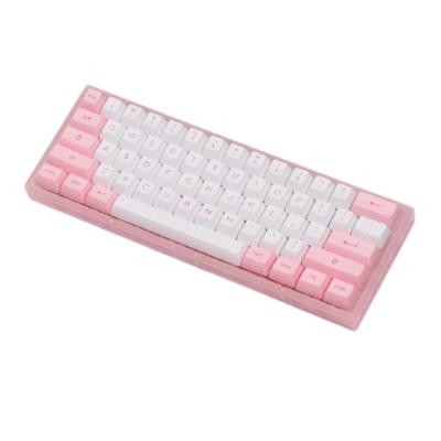 China Custom Mini Programmable Wired 60% Wireless Small Gaming Anti-ghosting Mechanical Hotswap Keyboard for sale