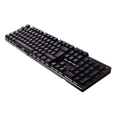 China Black Anti-ghosting Stardigital 104 Keys Switch 1600 Million Colors RGB N-Key Rollover Win/MaOS/Lin System Computer Keyboard for sale