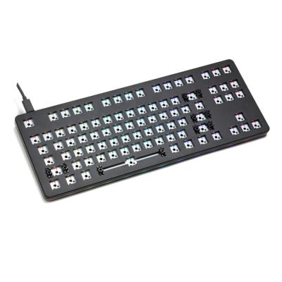 China Anti-ghosting Hotswapable Pad Aluminum Mechanical DIY Kit Keyboard Case DIY Kits for sale