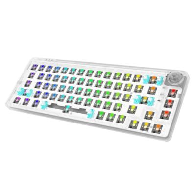 China Anti-ghosting Hot Swap Mechanical Keyboard 3 Mode Switches Programmable Keyboard DIY Kit with Button RGB Wireless Keyboard for sale