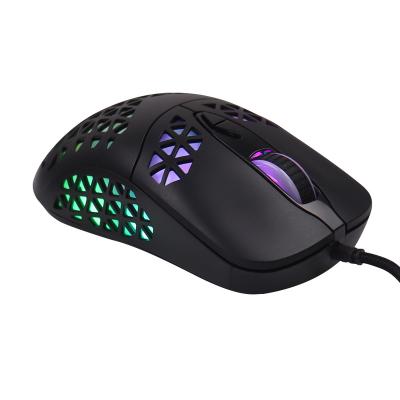 China Cheap Laptop Computer Mous Backlit Optical Mechanical DPI Breathing Led Gaming Light Wired Mouse For Gamer for sale