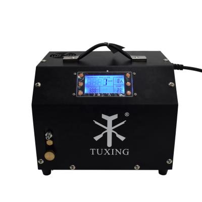 China Tuxing Digital Display 12 Volt 4500 PSI 300bar Guns Oilless PCP Oil Free Air Compressor for sale