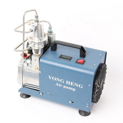 China Yongheng Price 300bar 4500psi Lubricated Pump Pcp 1.8kw Bulk Air Compressor For Pneumatic Gun for sale