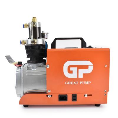 China GP Lubricated Single Cylinder 300bar 4500psi Electric Scuba Air Pcp High Pressure Diving Compressor for sale