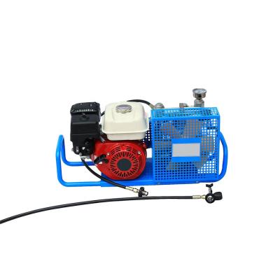 China Lubricated Gasoline Engine 300bar High Pressure Scuba 4500psi Scuba Air Compressor for sale