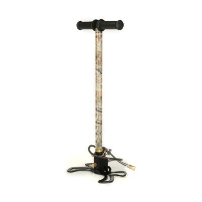 China Family Homes Camouflage 4500psi 310bar Butterfly Shape High Pressure Air Gun 3 Stages Pcp Hand Pump for sale