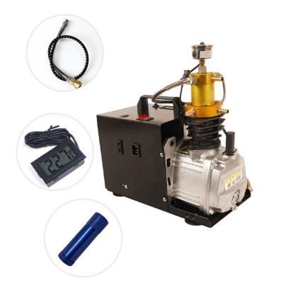 China Tuxing 4500psi 300bar 220V Water Cooling Scuba Tank PCP Lubricated Air Compressor For Diving for sale