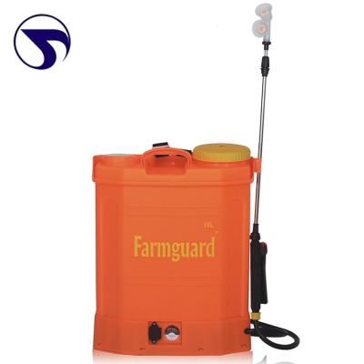 China simple design & Easy to Maintain 16L Farm Backpack Battery Water Sprayer Auto Power Sprayer Plastic Farmer Battery Auto Motorized Portable Sprayer for sale