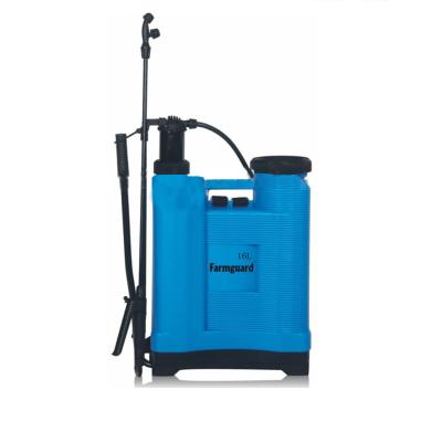 China New 16L Simply Structured Manual Hand Backpack Sprayer Pressure Garden Spryer for sale