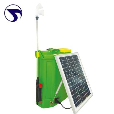 China BEST QUALITY 16LT AGRICULTURE TAIZHOU GUANGFENG BACKPACKS AGRICULTURE SOLAR PANEL BATTERY POWER SPRAYER PUMP 12V for sale