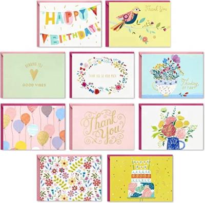 China Gift.Shopping.Food.Candy. Agriculture Laser Card Greeting Card Postcard Printing Happy Birthday Custom Printing Paper Thank You Note Cards for sale