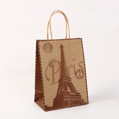 China Famous-Brand-Paper-bag Manufacturer Recyclable Cheap Cost Price Handle Tote Paper Bag Printed Custom Paper Bags With Your Own Logo for sale