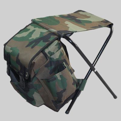 China Light Weight Single Folding Stools Backpack Wholesale Folding Fishing Chair With Cooler Bag Dobravel Camping Stools for sale