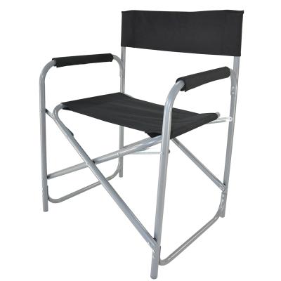 China Modern Camping Director Metal Chair Director Chair Customized Logo 600D Canvas Folding Oxford for sale