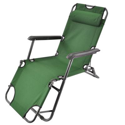 China Wholesale Outdoor Adjustable Leisure Time Furniture Metal Folding Chair Deck Chair Garden Beach Folding Chair for sale