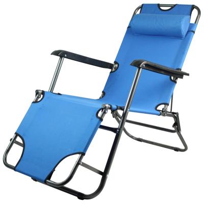 China Wholesaler Outdoor Outdoor Beach Lounger Folding Time Furniture Metal Frame Relaxing Camping Folding Chair for sale