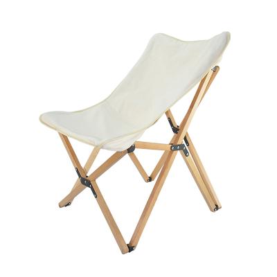 China Wholesale Foldable Portable Camping Wooden Chair Travel Good Quality Outdoor Rise Chair for sale