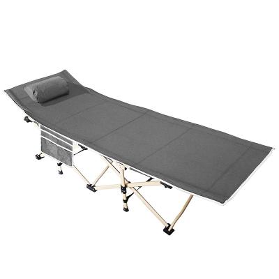 China Portable Camping Cradle 174*66*78cm Folding Metal Folding Beach Bed Comfortable Outdoor Picnic Leisure for sale