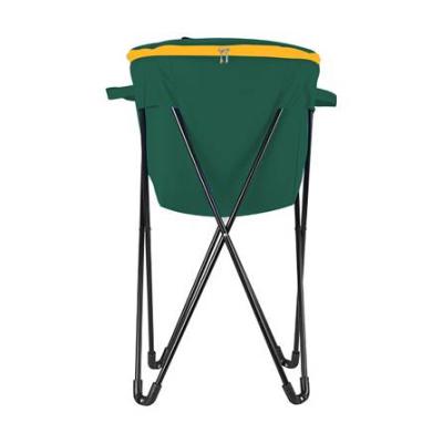 China Wholesale Waterproof Outdoor Beach Cooler Bag PEVA Camping Stand Fishing Folding Ice Bucket for sale