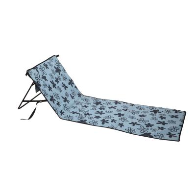 China Wholesale Modern Outdoor Lounge Mat Picnic Lightweight Beach Metal Camping Folding Mat With Backrest for sale