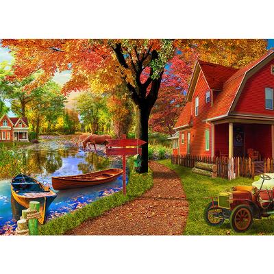 China Cartoon Toy Factory Custom High Quality 1000 Jigsaw Games Jigsaw Puzzles For Adult Children for sale