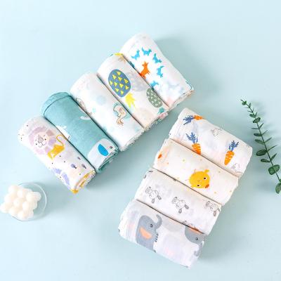 China 6pk Antibacterial--100% Cotton Baby Muslin Wrap Newborn Baby Wrap Infant Muslin Cloth Baby Wrap for sale