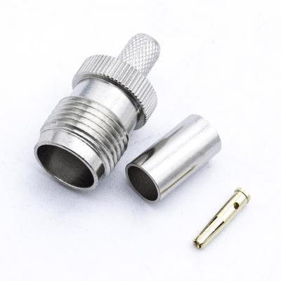 China RF Connector TNC Female RF Crimp Type Straight For RG58 Coaxial Cable for sale