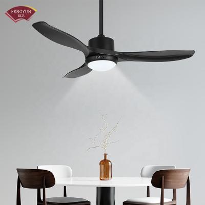 Cina 220V Indoor Decorative Chandelier Ceiling Fan Modern Designer Remote Control Dimmable With Light in vendita