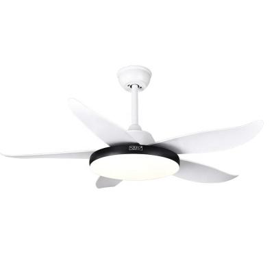 China Fengyun designer outdoor 5 pc blades 220 volt fan light for living room remote control led ceiling fan with light for sale