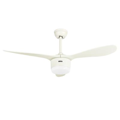 China Hot Sale Indoor Smart 3 Leaf High-grade PC blade remote control decorative Chandelier Ceiling Fan With Led Light Te koop