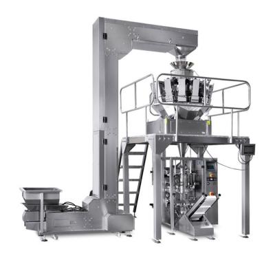 China Automatic Food 10 Head Weigher Sealing Nuts Sugar Granule Vertical Multifunction Packaging Filling Machine for sale