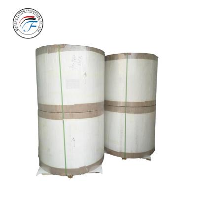 China Disposable pe coated white paper rolls for paper cups for flexo printing for sale