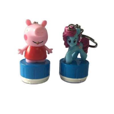 China Children's Toy Cute Cartoon Animal Figurine Maker Plastic Figure With Stamp Stamp Document Applicable Stamp for sale