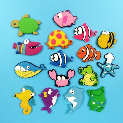 China Diy Animal Fridge Magnets For Gifts Promotional Hot Selling Diy Cheap Cute PVC Fridge Magnet for sale