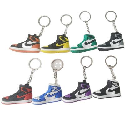 China Wholesale 3D Sneaker Shoes Custom Sneaker Plastic Key Chain Environmental Friendly Key Chain for sale