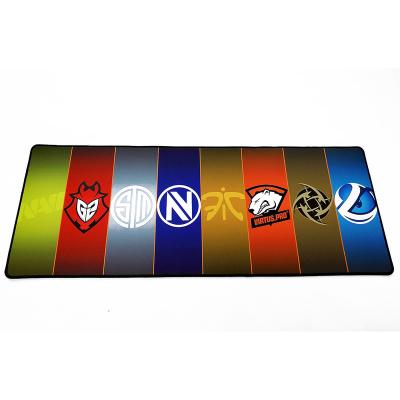 China 100% Eco-Friendly Custom Design Large Natural Non Slip Rubber Gaming Mouse Pads With Quilted Edge Gaming Mat for sale