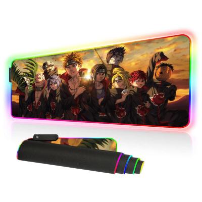 China 100% Eco-Friendly Custom Design Game Led XXL Playmat Wired RGB MousePad Durable Natural Rubber for sale